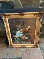 Klassiek bloemstilleven olieverfschilderij in lijst, Ophalen