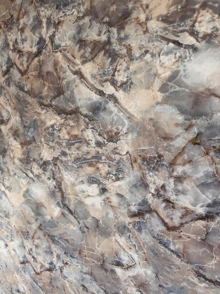 Behang - Dutch First Class FC Carrara, Ophalen, 10 tot 25 m², Bruin, Het is een luxe marmerlook vliesbehang uit de Carrara 4-collect.