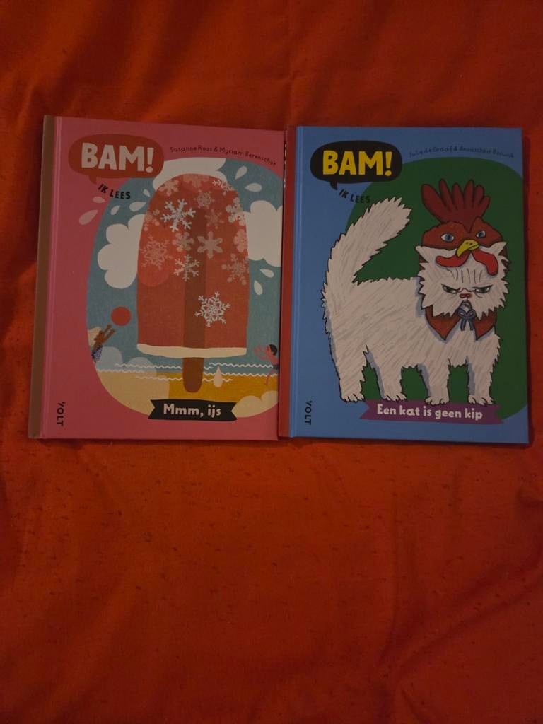 2 x BAM boekjes , mmm ijs en een kat is geen kip , nieuw, Ophalen of Verzenden, Nieuw, Fictie algemeen