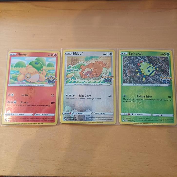 Pokémon GO TCG Kaarten: peelable ditto setje, Hobby en Vrije tijd, Verzamelkaartspellen | Pokémon, Zo goed als nieuw, Meerdere kaarten