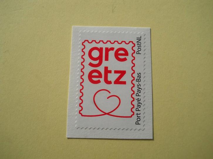 Nederland 2020 Persoonlijke postzegel Greetz op papier, Postzegels en Munten, Postzegels | Nederland, Gestempeld, Na 1940, Ophalen of Verzenden