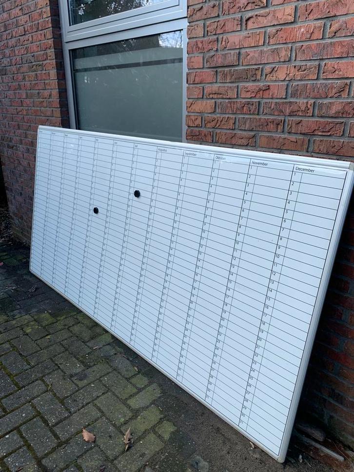 Groot Whiteboard/ maandplanner, Diversen, Schoolborden, Gebruikt, Ophalen