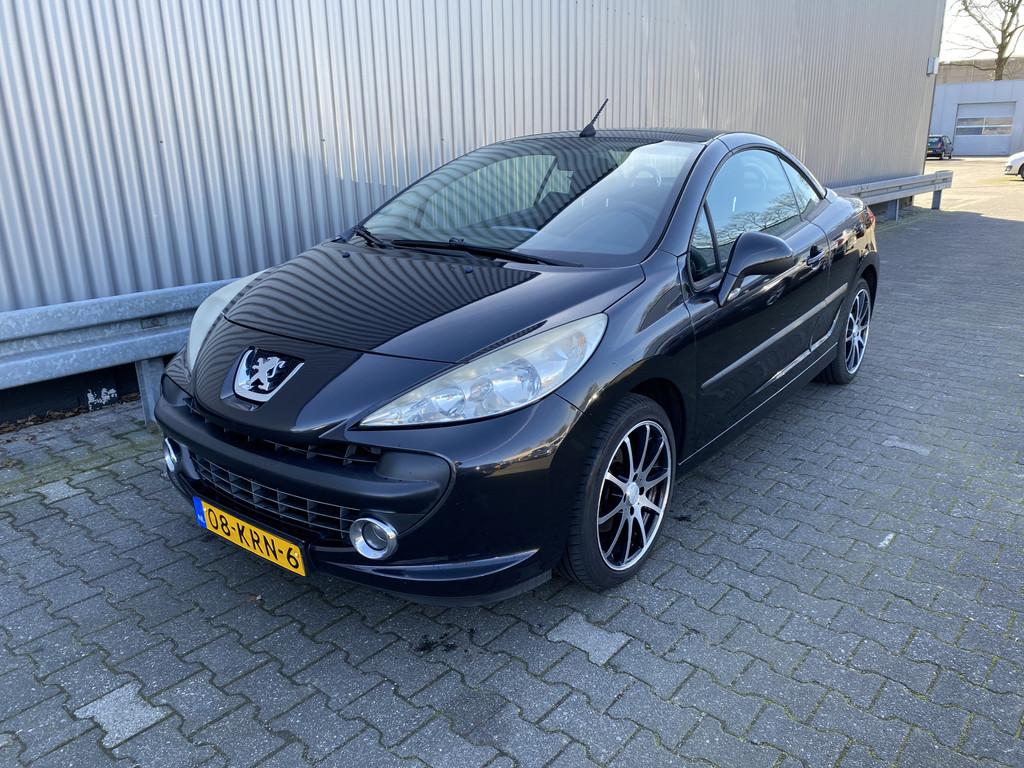 Peugeot 207 CC 1.6 VTi met Windscherm en Licht Metaal, Histo, Voorwielaandrijving, 4 cilinders, Cabriolet, 4 stoelen