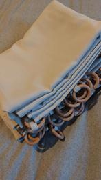 Verduisterende gordijnen kant en klaar, Crème, Gebruikt, 100 tot 150 cm, 200 cm of meer