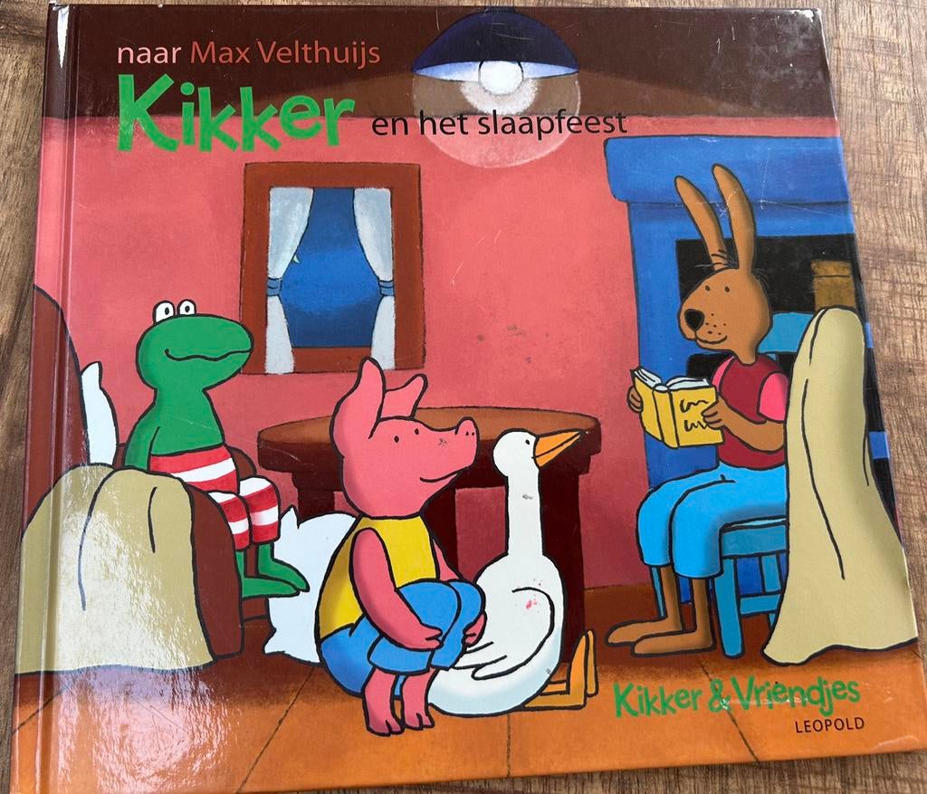 Kikker en het slaapfeest - Max Velthuijs (Leopold), Boeken, Ophalen of Verzenden, Gelezen, Fictie algemeen
