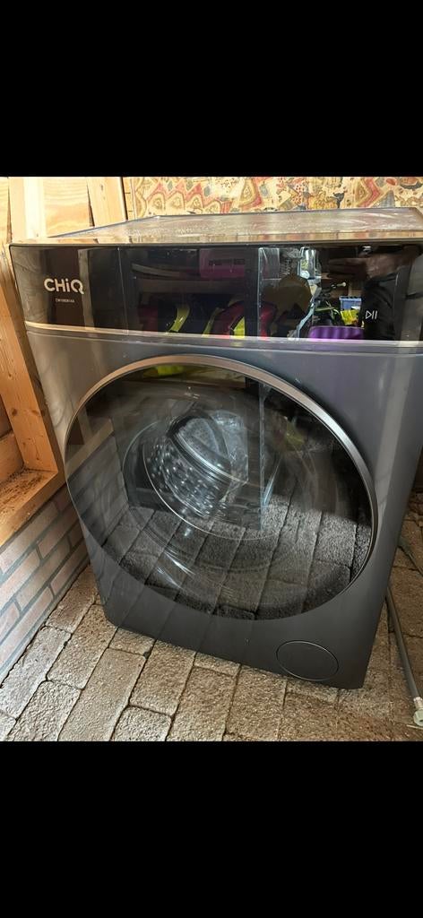 CHiQ CW106581AX Wasmachine - 10 KG - Nieuw met manchet schad, 10 kg of meer, Ophalen of Verzenden, Zo goed als nieuw, Voorlader