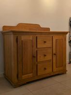 Massief blank eiken buffetkast, opbergkast, dressoir/commode, Ophalen, Gebruikt, Eikenhout, 150 tot 200 cm
