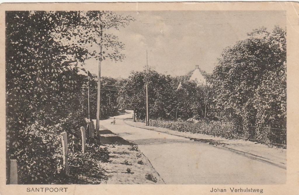 Santpoort Johan Verhulstweg, Ophalen of Verzenden, Voor 1920, Ongelopen, Noord-Holland