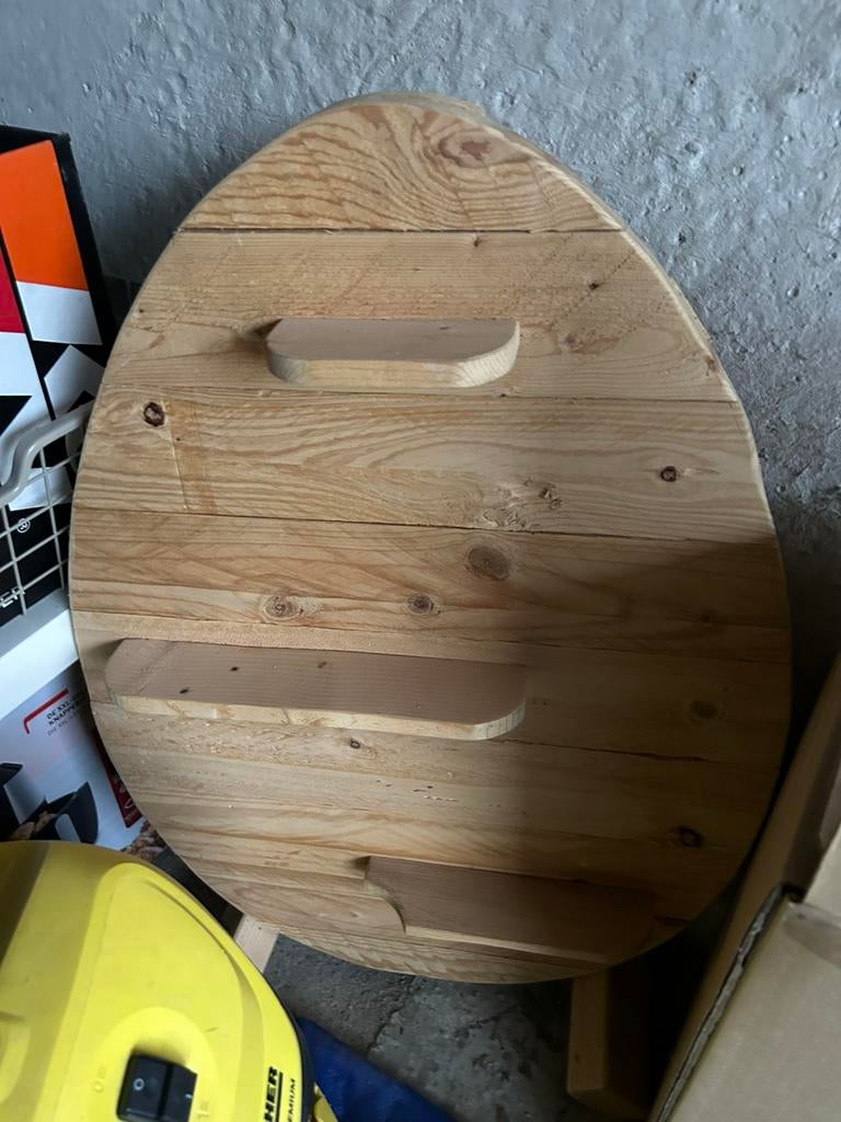 Houten Paasei, Ophalen, Zo goed als nieuw