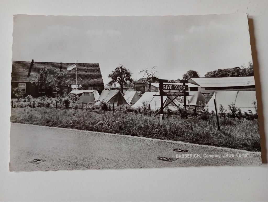Babberich Camping Rivo Forto 1966, Ophalen of Verzenden, 1960 tot 1980, Gelopen, Gelderland