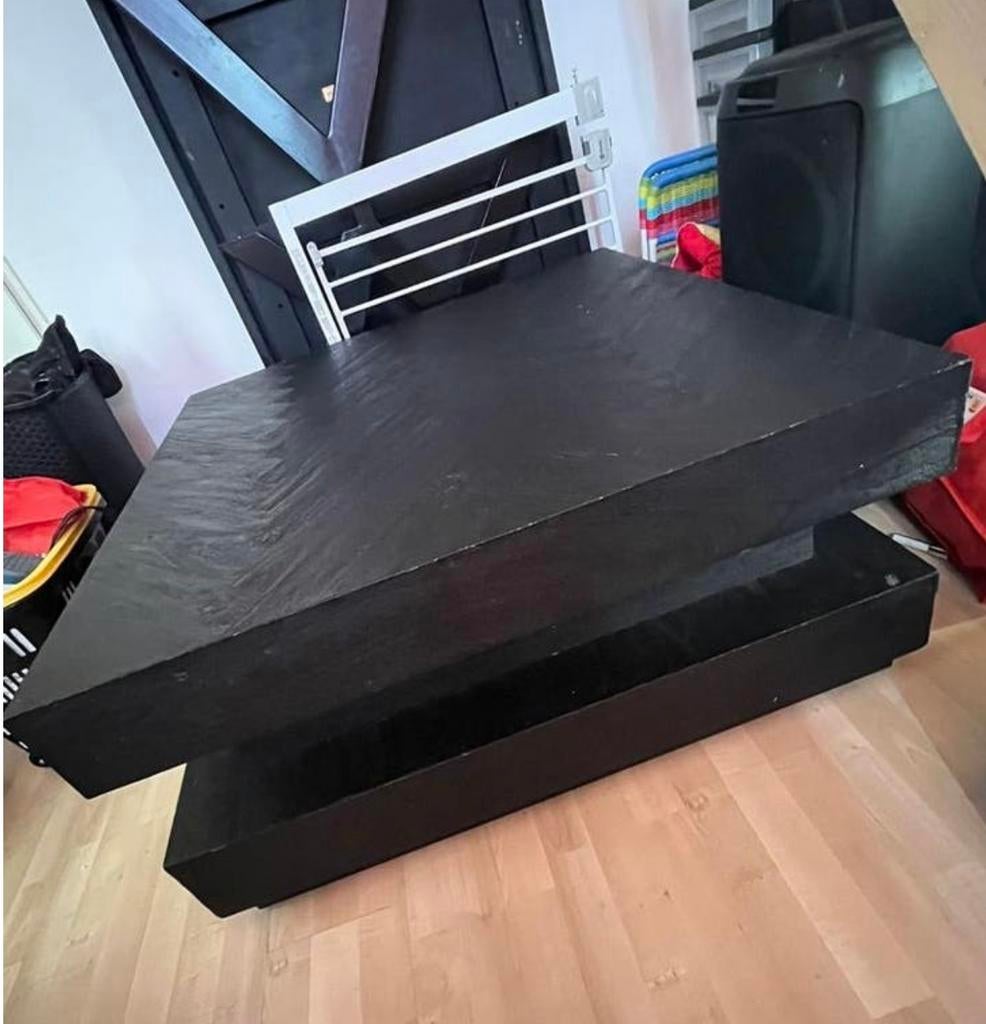 Salontafel en eettafel, Ophalen, Gebruikt, Vierkant, 50 tot 100 cm