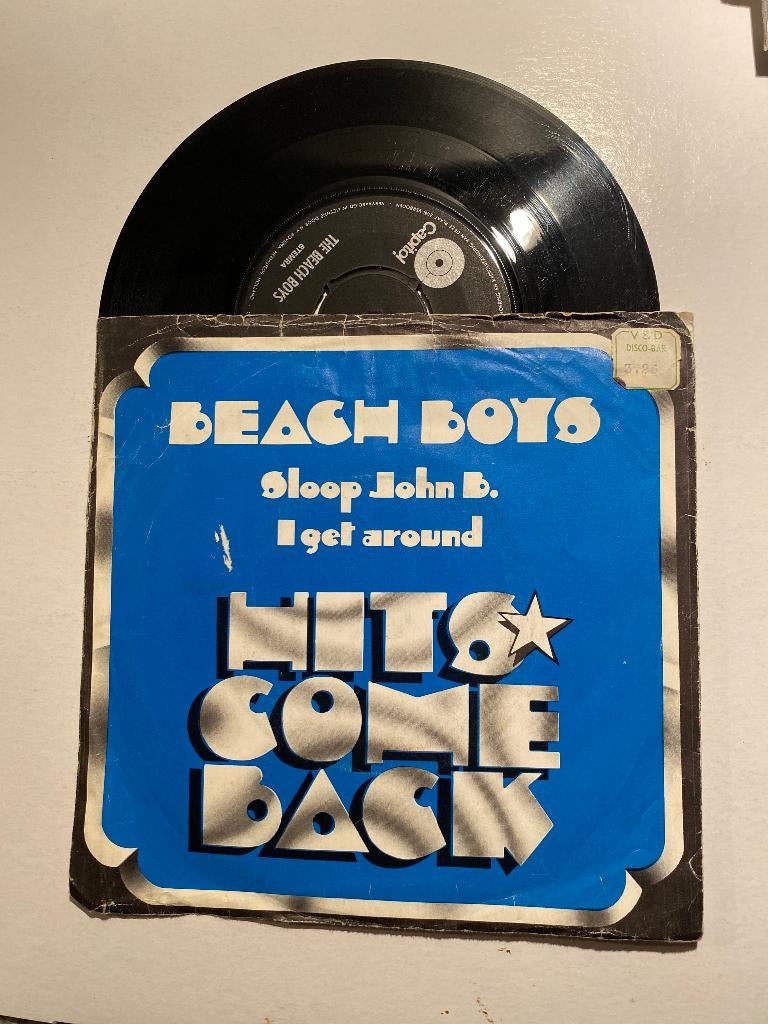 The Beach Boys – Sloop John B. / I Get Around, Cd's en Dvd's, Vinyl Singles, 7 inch, Single, Ophalen of Verzenden, Zo goed als nieuw