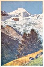 Feegletscher Zwitserland 1929, Ophalen of Verzenden, 1920 tot 1940, Gelopen, Overig Europa