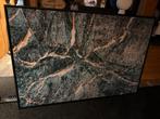 Groot Schilderij Marmerlook 155x105 cm, Ophalen, 125 cm of meer, Zo goed als nieuw, Schilderij