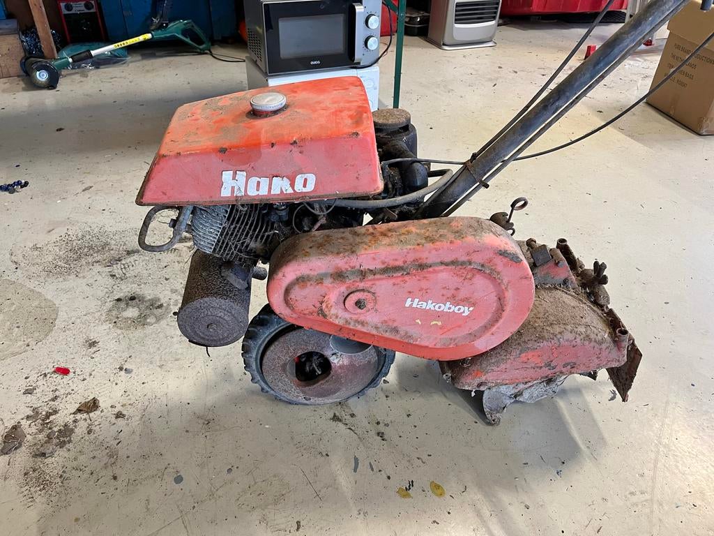 Tuinfrees Hako Hakoboy met JLO motor - Loopt, band lek, Ophalen of Verzenden, Gebruikt, Cultivator