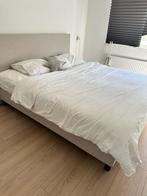Boxspring bed 180X200, Huis en Inrichting, Slaapkamer | Boxsprings, Ophalen, Gebruikt, Beige, Tweepersoons