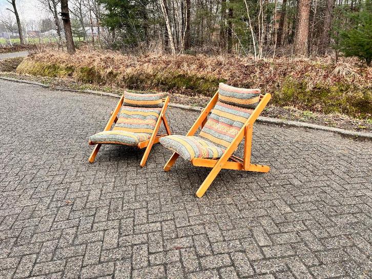 Vintage loungestoelen, Verzamelen, Retro, Huis en Inrichting, Ophalen