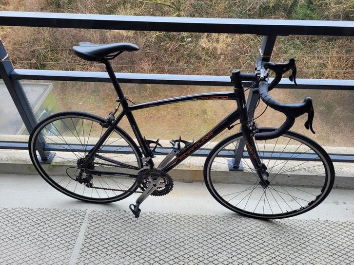 Nakamura Chrono racefiets - Zwart/Oranje, Fietsen en Brommers, Fietsen | Racefietsen, Gebruikt, Heren, Overige merken, 15 tot 20 versnellingen