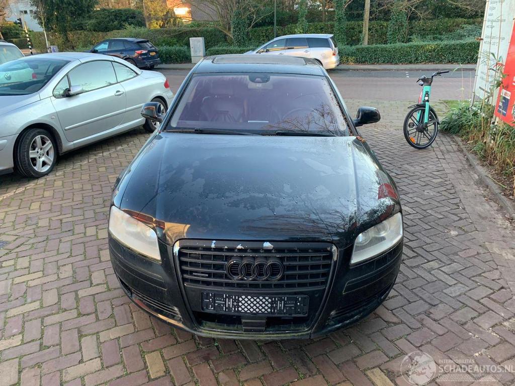 Audi A8 4.2 TDI (bj 2008, automaat), Auto diversen, Schadeauto's, Automaat, Zwart, Diesel, Sedan