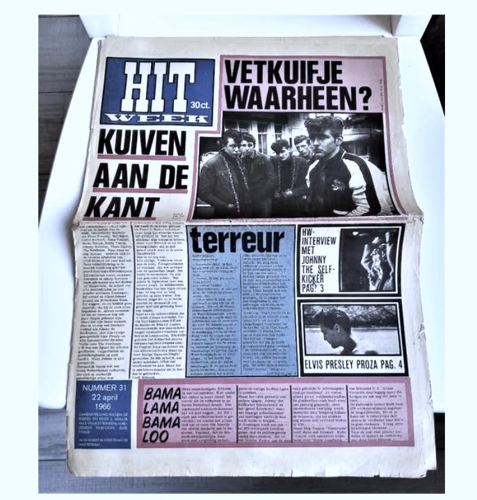 hitweek nr.31 uit 1966, Boeken, Ophalen of Verzenden, Gelezen, Muziek, Film of Tv