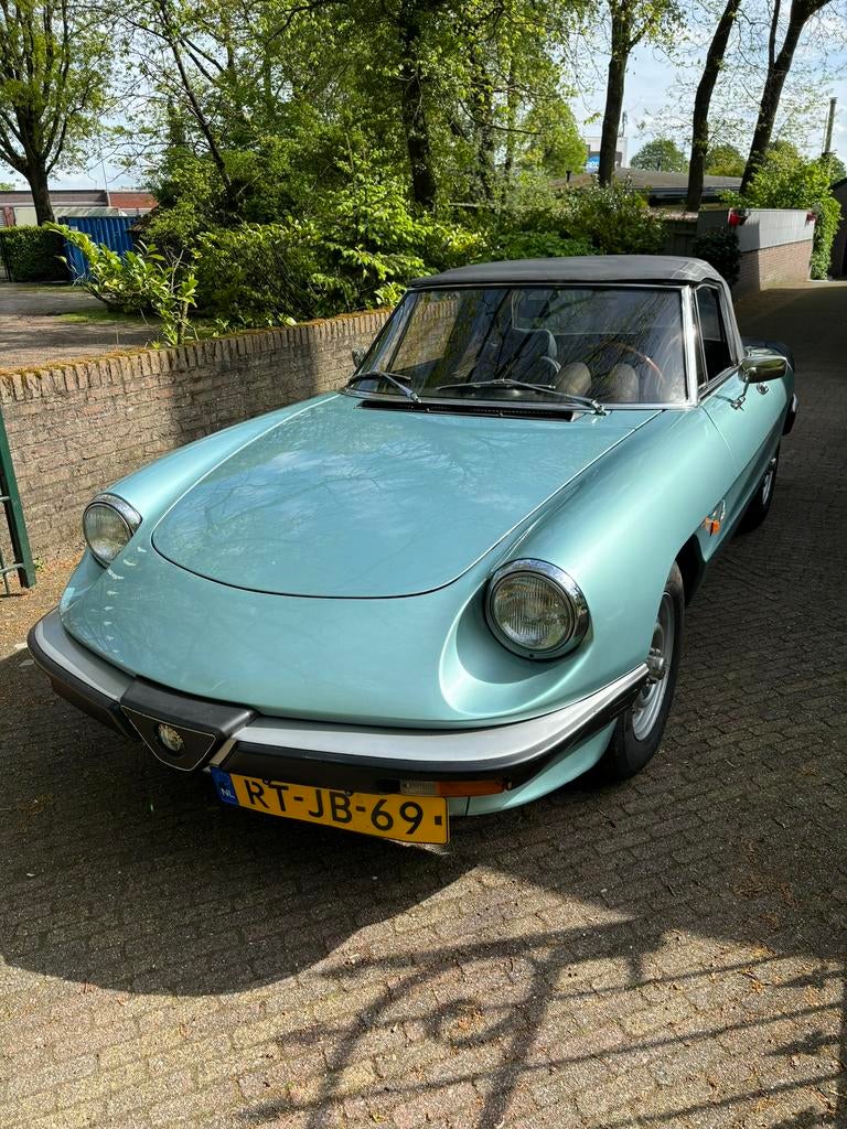 Alfa Romeo Spider 2.0 Veloce 1983 Groen, Auto's, Alfa Romeo, Achterwielaandrijving, Cabriolet, 400 kg, Spider
