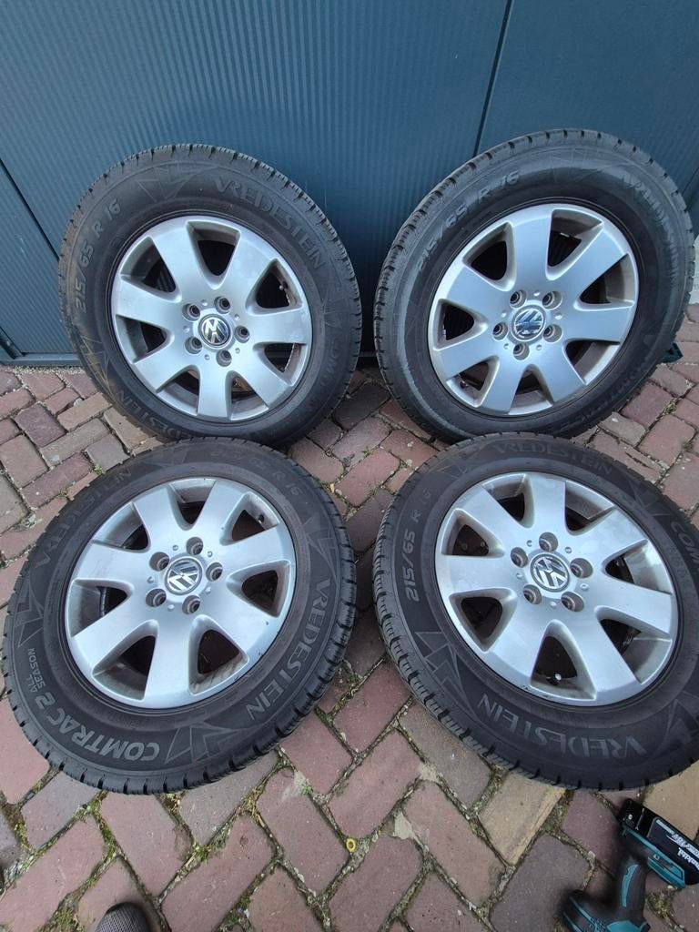 16 inch T5 Transporter Velgen met All-Season Banden, Auto-onderdelen, Banden en Velgen, Ophalen, 16 inch, Banden en Velgen, All Season