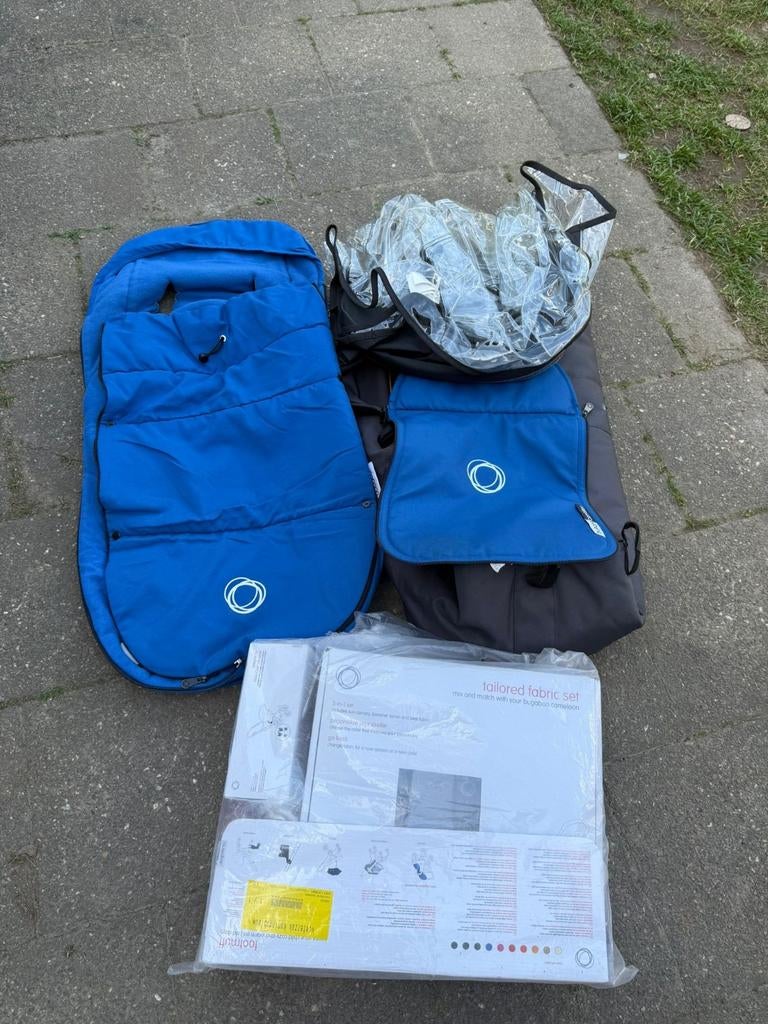 Bugaboo tailored fabric set blauw, Ophalen of Verzenden, Zo goed als nieuw, Bugaboo