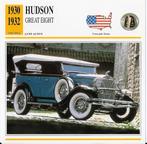 Ma157 Autokaart hudson great eight, Ophalen of Verzenden, Zo goed als nieuw, Auto's