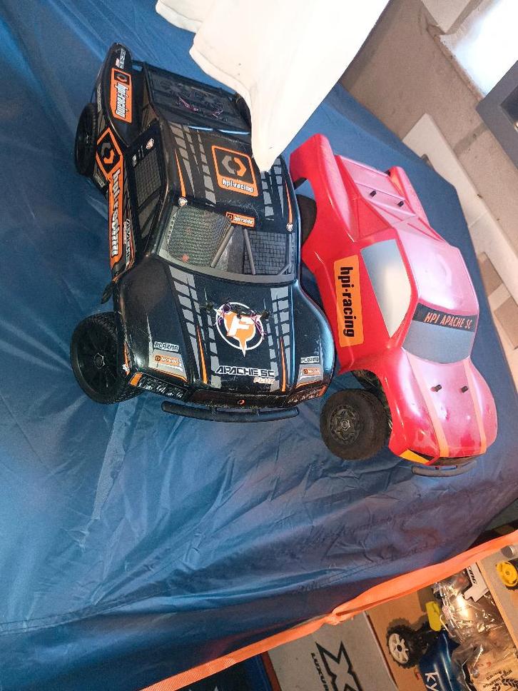 Volledig set HPI APACHE SC FLUX 4S, Hobby en Vrije tijd, Modelbouw | Radiografisch | Auto's, Zo goed als nieuw, Auto offroad, Elektro