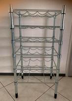 Stapelbaar wijnrek RVS - 24 flessen, Huis en Inrichting, Woonaccessoires | Wijnrekken, 15 tot 25 flessen, Nieuw, Ophalen of Verzenden
