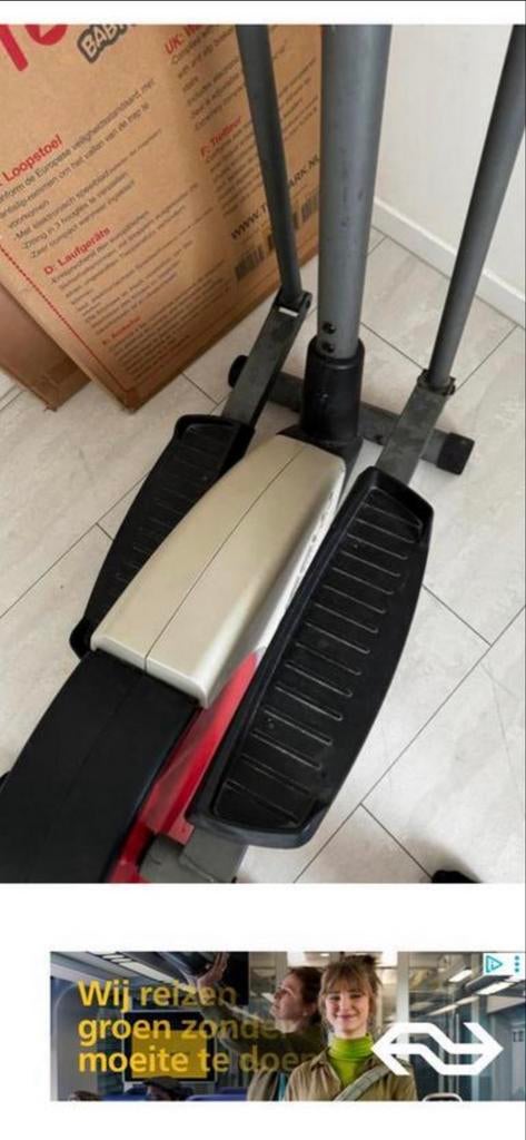 Crosstrainer met display en weerstandsinstelling, Gebruikt, Armen, Ophalen of Verzenden, Crosstrainer
