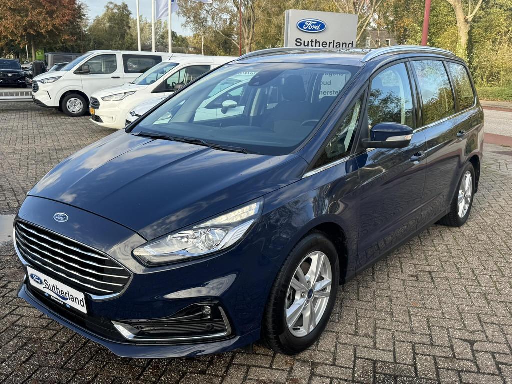 Ford Galaxy 2.5 Titanium FHEV 190pk | AGR Stoelen | Afneemba, Auto's, Ford, Gebruikt, Blauw, Bedrijf, Hybride Elektrisch/Benzine