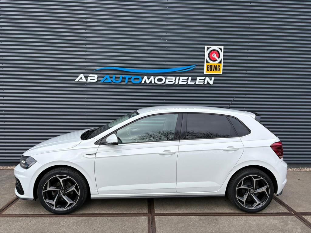 Volkswagen Polo 1.0 TSI Highline R-LINE AUTOMAAT-DSG, Auto's, 95 pk, Met garantie (alle), Wit, Bedrijf