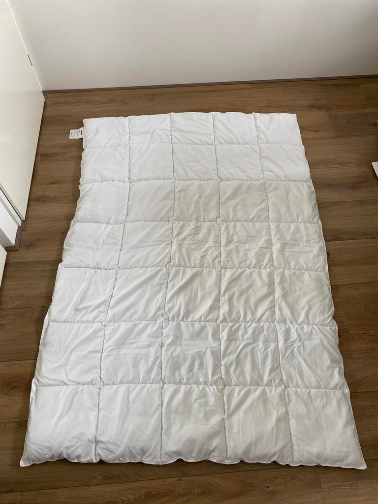 Dekbed 140 x 200, Eenpersoons, Wit, Ophalen of Verzenden, Deken of Dekbed