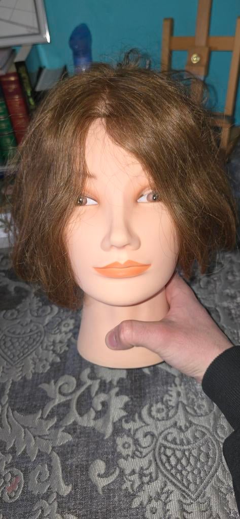 Oefenhoofd met haar voor knippen en stylen, Ophalen, Gebruikt, Overige typen