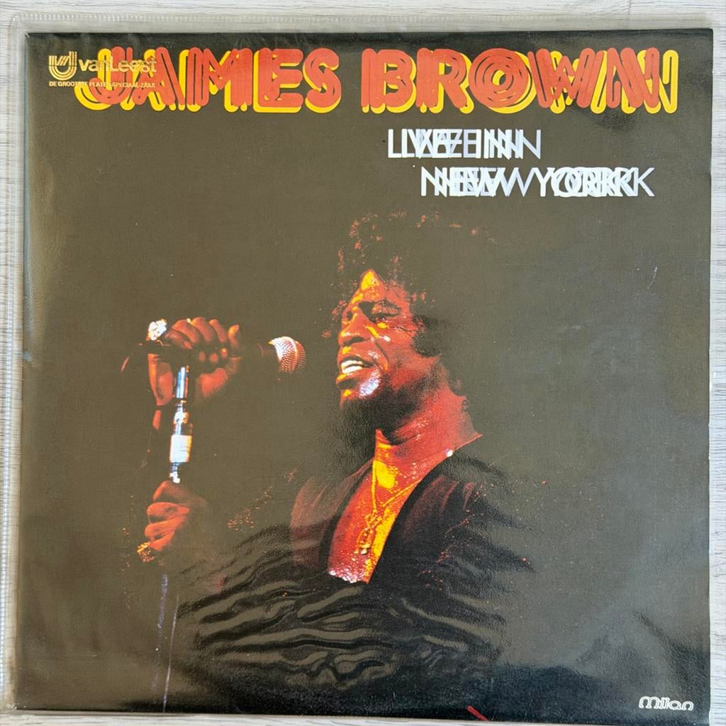 2X James Brown - Live In New York dubbel lp en een ep, Ophalen of Verzenden, 1980 - 1989, Gebruikt, 12 inch