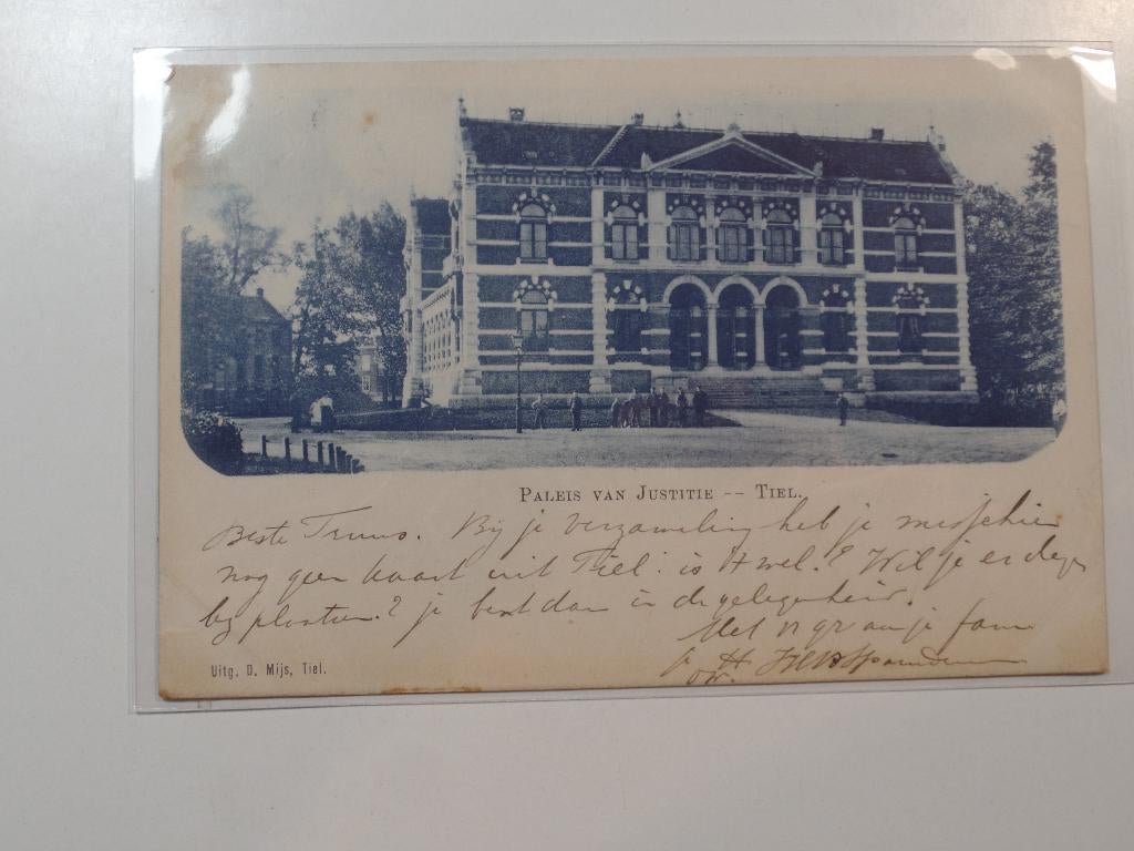 Tiel 44, Ophalen of Verzenden, Voor 1920, Gelopen, Gelderland