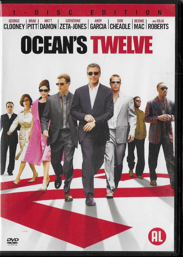 Dvd -Ocean's Twelve, Alle leeftijden, Ophalen of Verzenden, Zo goed als nieuw