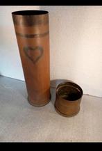 Huls M14 105mm WW2 USA & 2x Loopgraven kunst, Ophalen of Verzenden, Landmacht, Amerika, Hulzen of Bodemvondsten