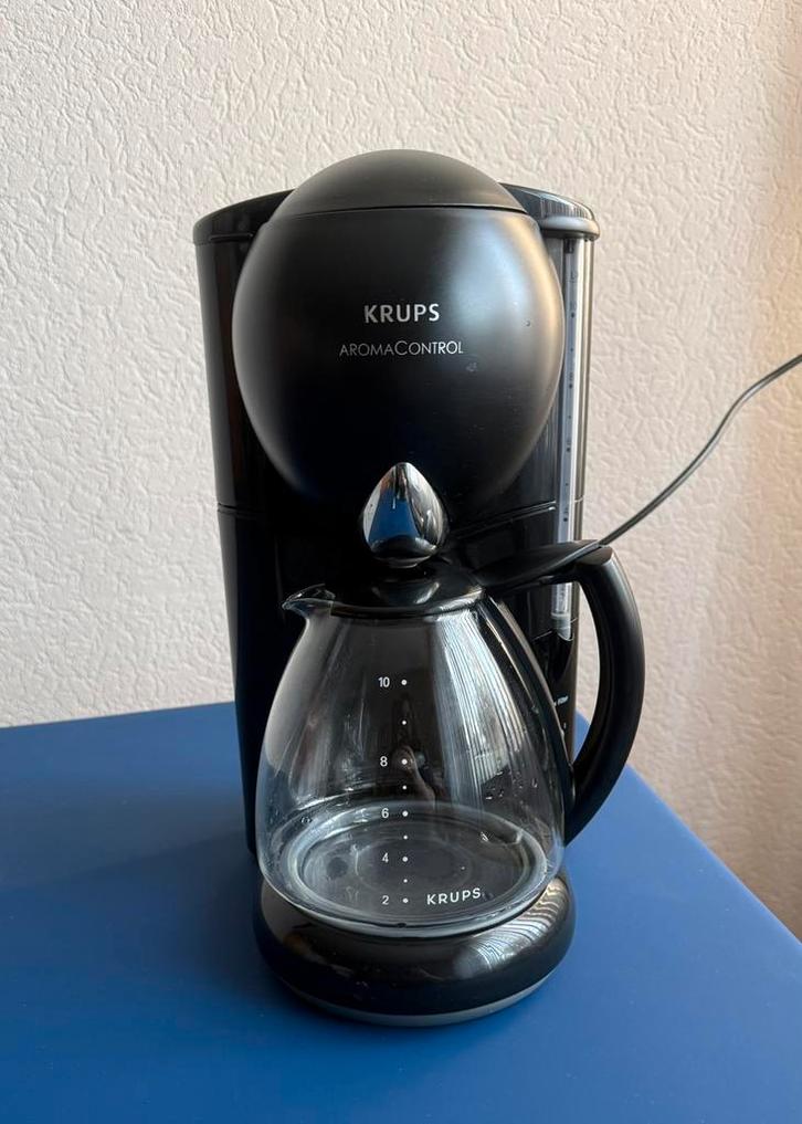 KRUPS AROMA CONTROL KOFFIEZETAPPARAAT, Witgoed en Apparatuur, Koffiezetapparaten, Zo goed als nieuw, Gemalen koffie, Koffiemachine