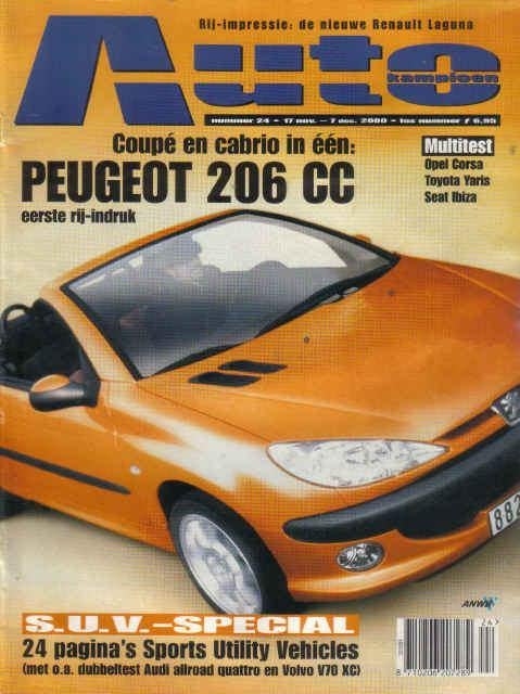 Autokampioen 24 2000: Volvo V70 Cross Country - Audi Allroad, Boeken, Auto's | Folders en Tijdschriften, Ophalen of Verzenden