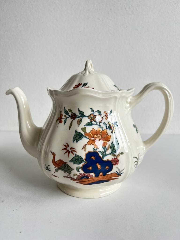 Wedgwood Chinese Teal theepot - NIEUW, Overige typen, Nieuw, Ophalen of Verzenden, Wedgwood