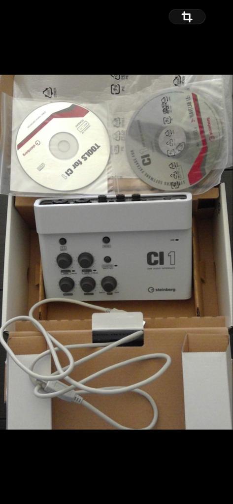 Steinberg CI 1 USB Audio Interface - Compleet met Software, Ophalen of Verzenden, Zo goed als nieuw