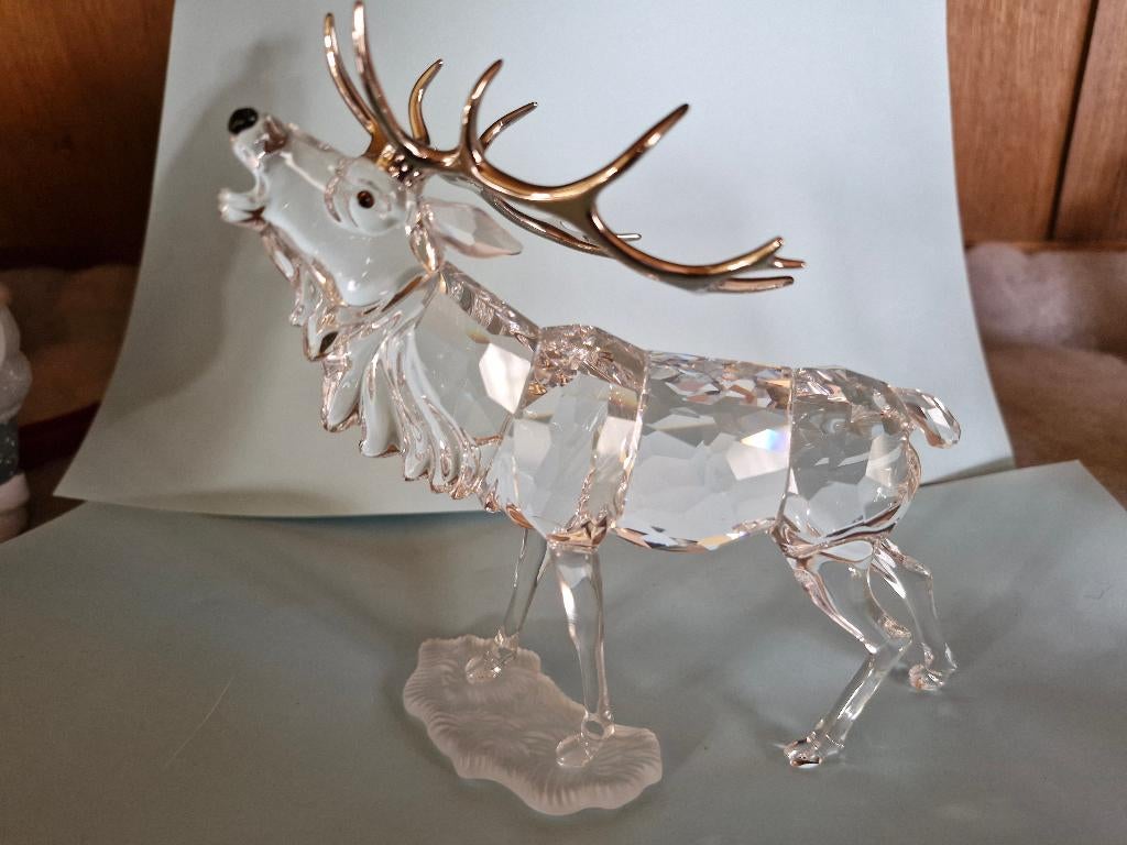 Swarovski hertenbok, Ophalen of Verzenden, Zo goed als nieuw, Figuurtje