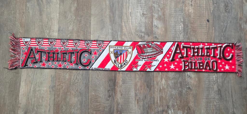 Sjaal Athletic Bilbao, Ophalen of Verzenden, Zo goed als nieuw, Buitenlandse clubs, Vaantje of Sjaal