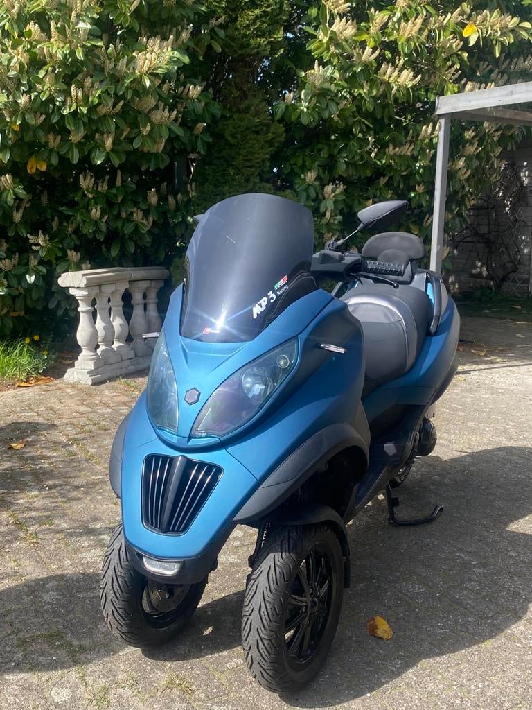 Piaggio MP3 LT - Akrapovic - rijbewijs B - onderhoud - 2008, Fietsen en Brommers, Scooters | Overige merken, Zo goed als nieuw