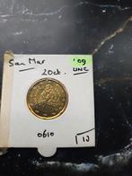 San Marino 2009 20 cent munt, Postzegels en Munten, Munten | Europa | Euromunten, Ophalen of Verzenden, San Marino, 20 cent, Losse munt