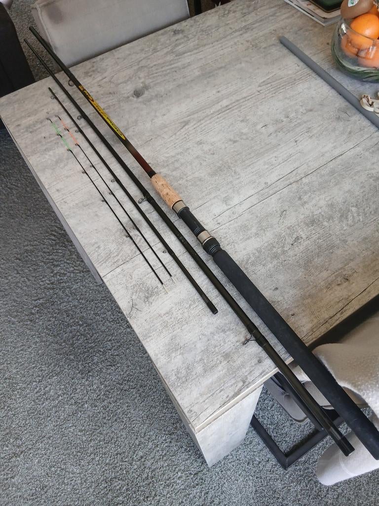 Te koop Feederhengel Shakespeare 360 cm, Ophalen, Gebruikt, Werphengel