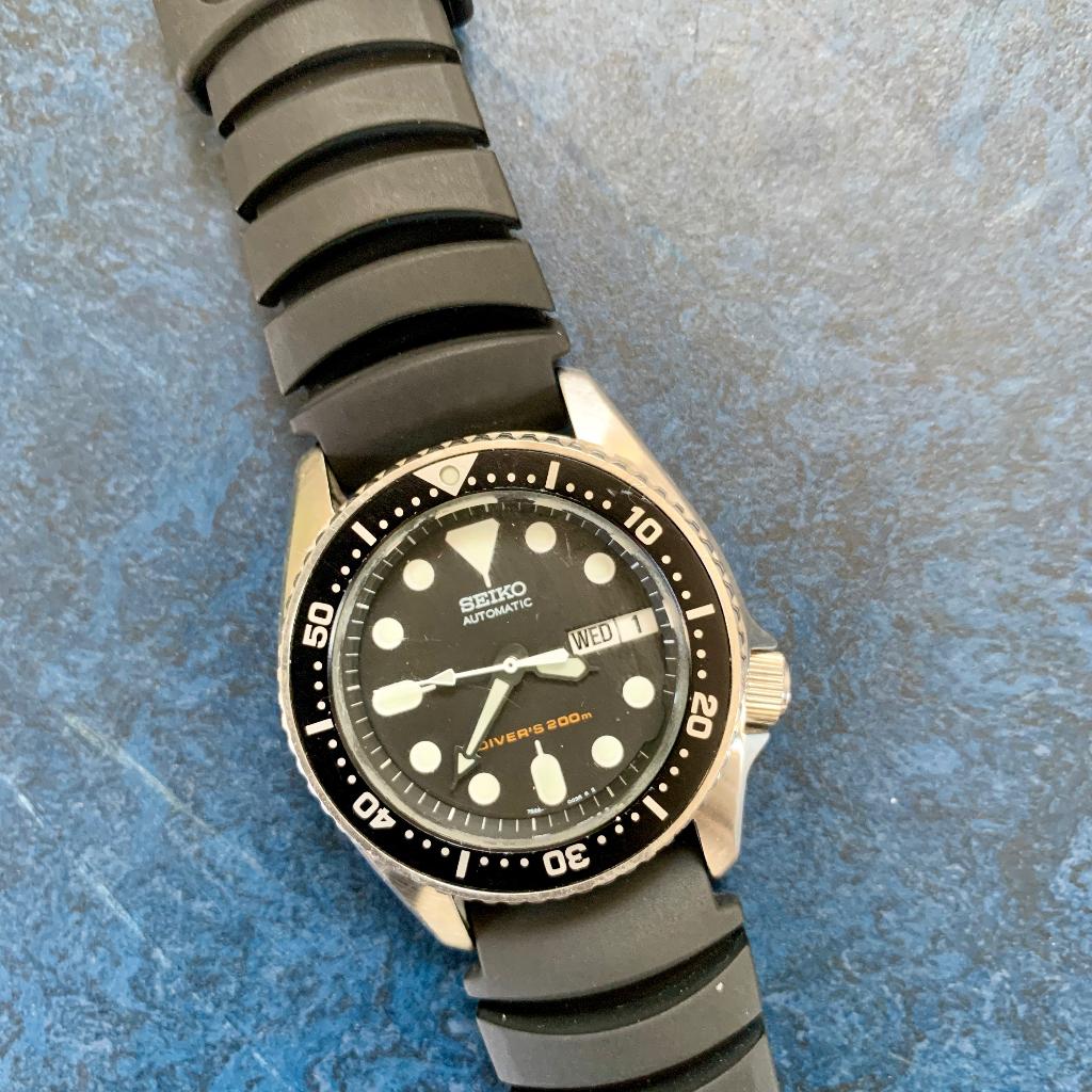 Seiko 7s26 - 0030 AO Diver's Watch, Ophalen, Seiko, Staal, Polshorloge