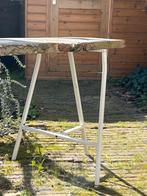 Twee witte IKEA schragen, Ophalen of Verzenden, Gebruikt, Metaal, Tafelpoot